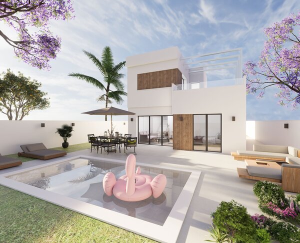 Chalet independiente de 3 Dormitorios en, Ciudad Quesada