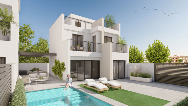 3 magamistuba - Villa - Los Alcázares