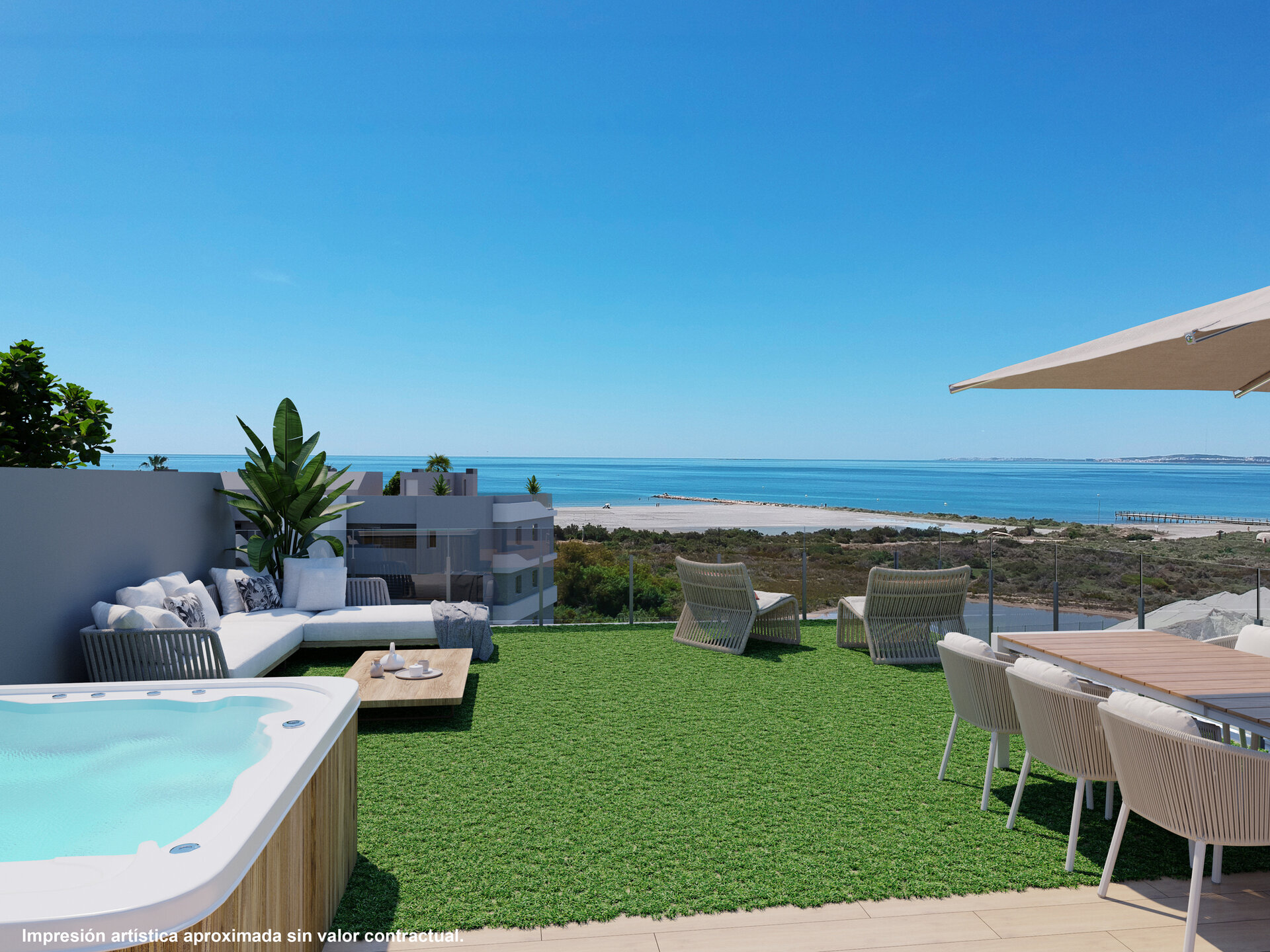 3-Bedroom Penthouse Apartment in Santa Pola - Image 1